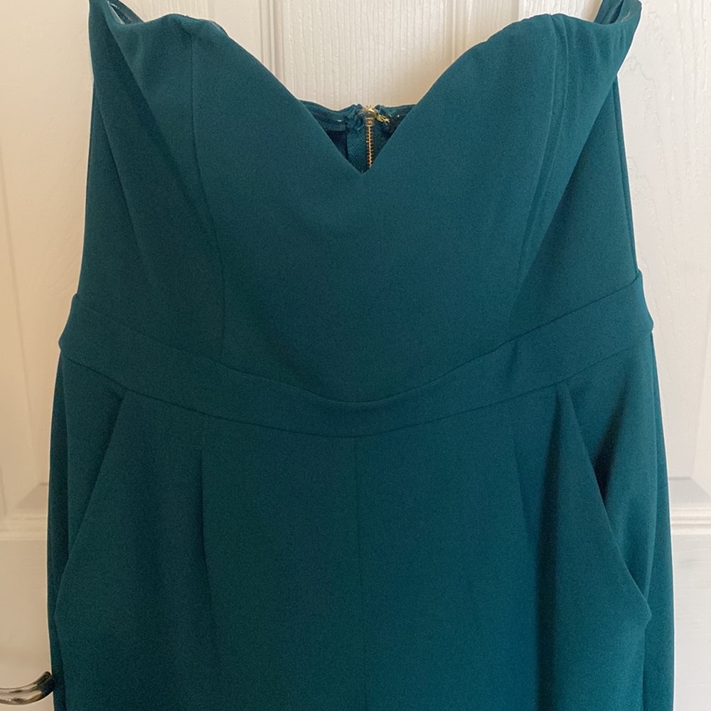 Emerald green jumpsuit